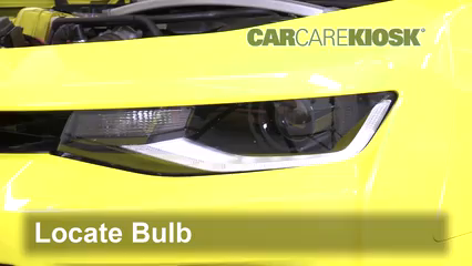 2017 Chevrolet Camaro SS 6.2L V8 Convertible Lights Highbeam (replace bulb)